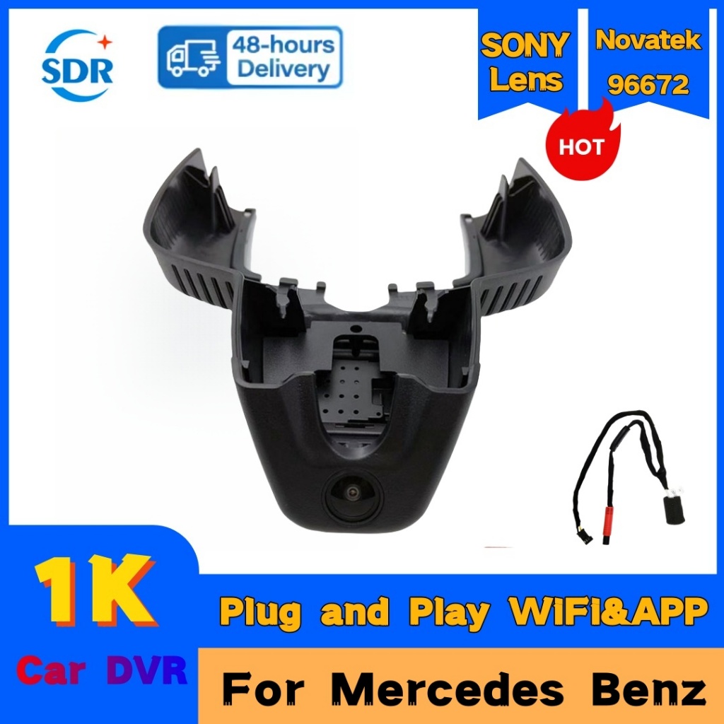 4K 2160P Cắm và chạy Wifi Đầu ghi Video DVR xe hơi Dash Cam cho Mercedes Benz GLE W167 C292 GLE350 /