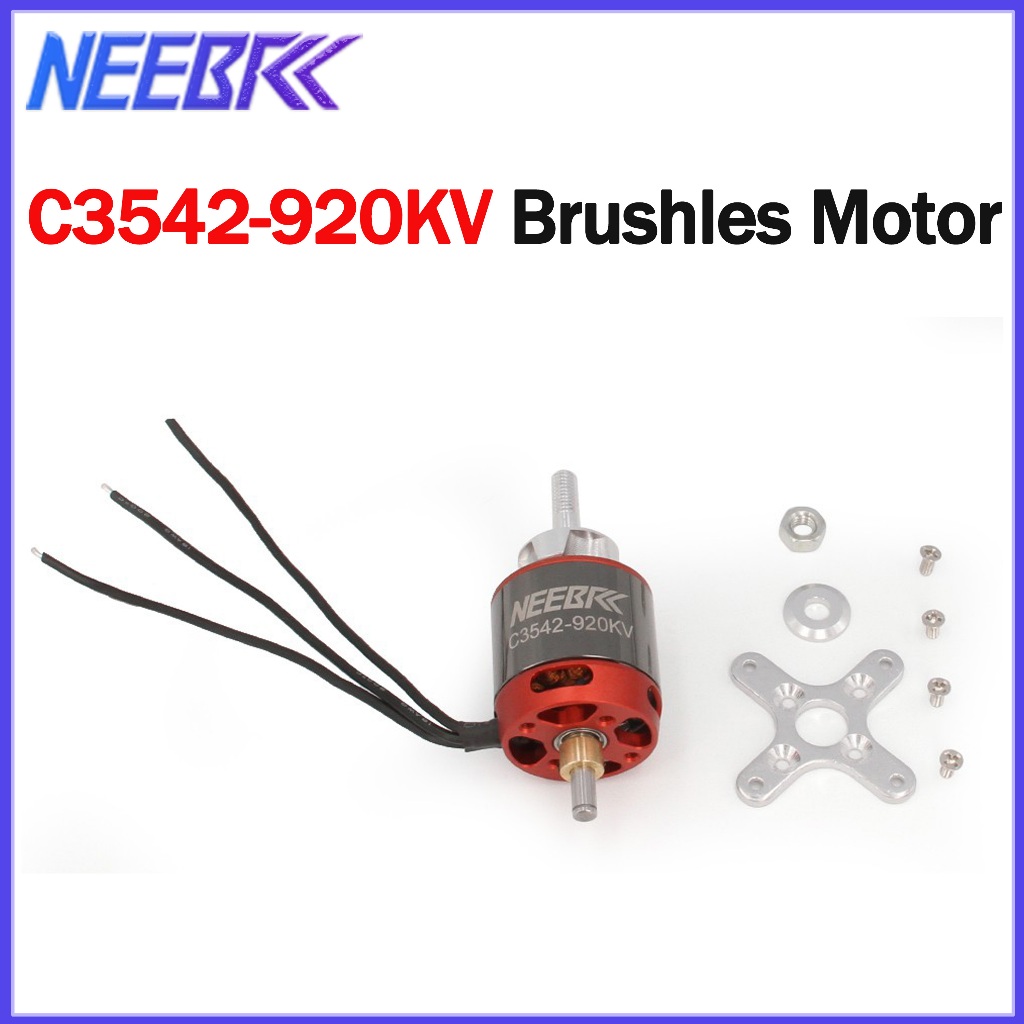 (Giao hàng 24H) NEEBRC C3542 920KV 2-4S 6mm Outrunner Động cơ không chổi than cho RC FPV Cánh cố địn