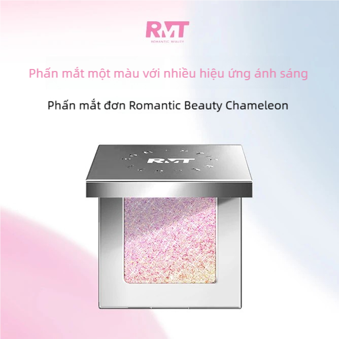 Phấn mắt Romantic Beauty Chameleon Single Pearl Gradient Sparkling Diamond Waterproof Eyeshadow Pale