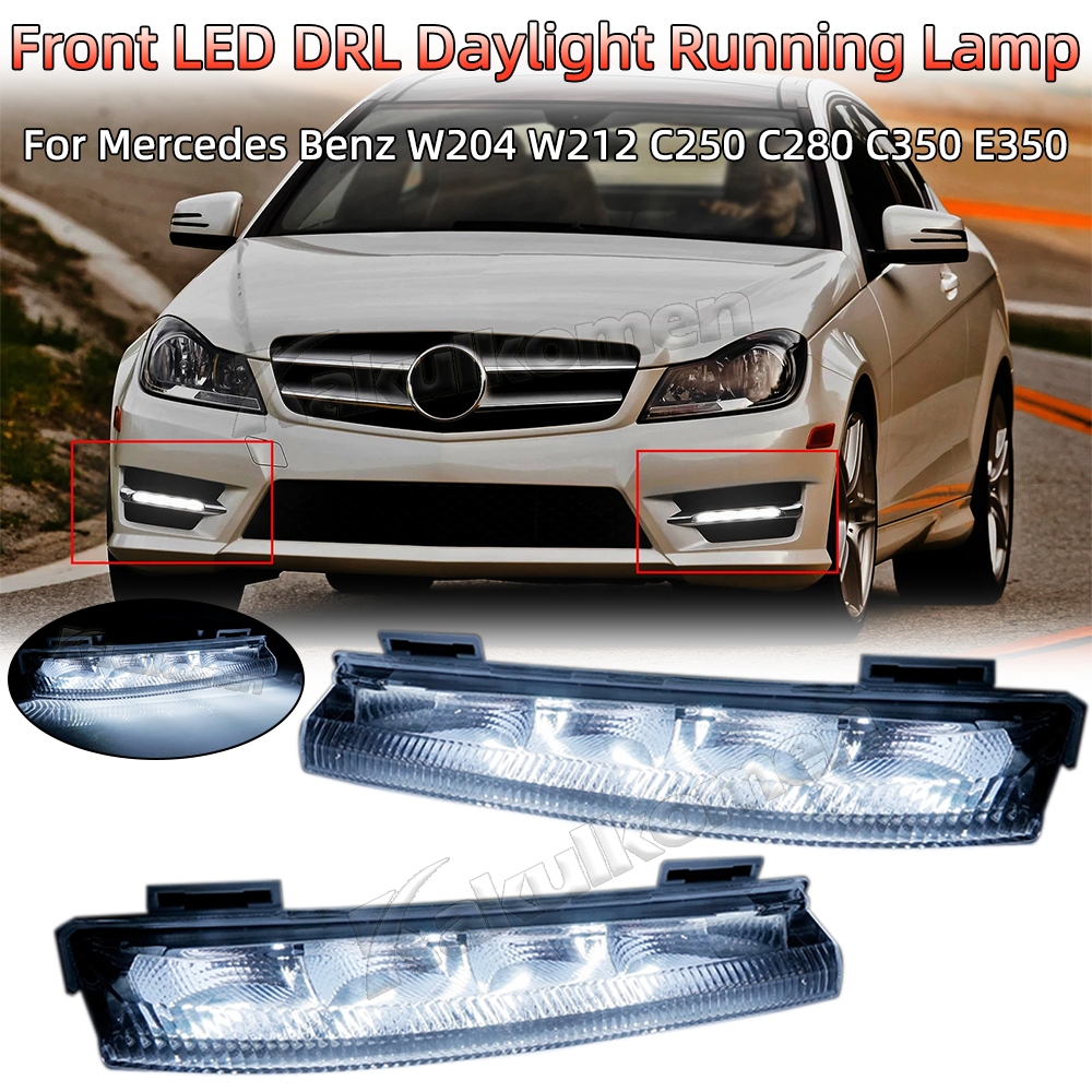 Đèn LED chạy ban ngày DRL phía trước 2049068900 Dành Cho Xe Mercedes Benz E350 C350 C250 W204 W212 R