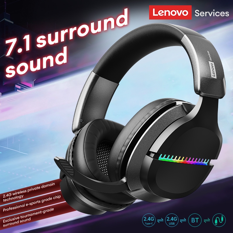 Lenovo LS109 Bluetooth Headhone Độ trễ siêu thấp Giảm tiếng ồn thông minh Trò chơi thể thao điện tử Headhone Bluetooth 6.0 | BigBuy360 - bigbuy360.vn