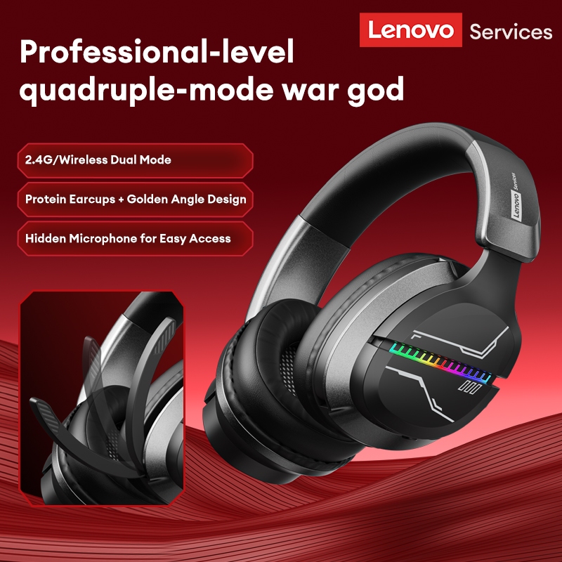 Lenovo LS109 Bluetooth Headhone Độ trễ siêu thấp Giảm tiếng ồn thông minh Trò chơi thể thao điện tử Headhone Bluetooth 6.0 | BigBuy360 - bigbuy360.vn