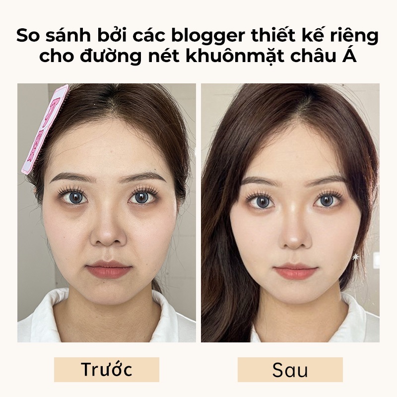 [Live Combo 16.5gx2] Combo 2 bảng tạo khối Mooekiss 3 màu giúp định hình khuôn mặt rõ nét 16.5g | BigBuy360 - bigbuy360.vn