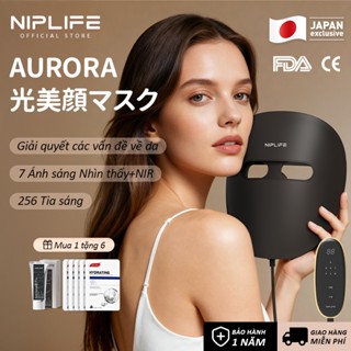  Mặt nạ massage quang sinh học NIPLFIE quang trị liệu bằng đèn LED được chứng nhận FDA loại II. 