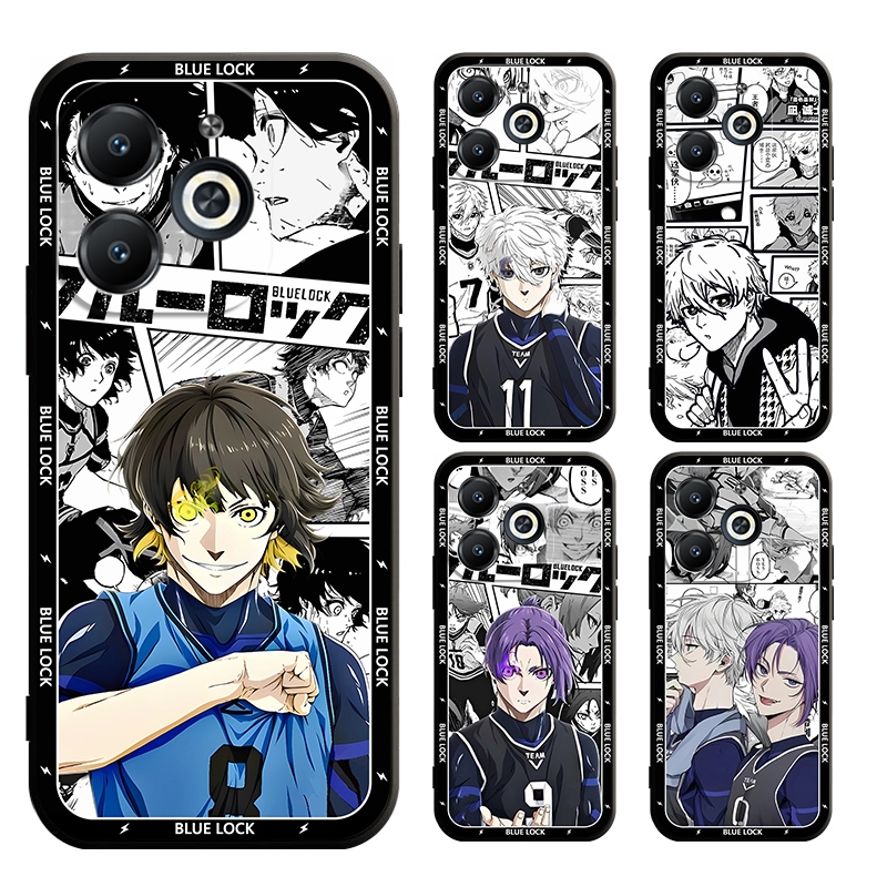 TECNO Spark 10C 10 Pro 8C 8T 8P 7T 7P 7Pro 6 GO POP 5 2020 2022 2023 2024 POP Pro BLUE LOCK Vỏ Mềm