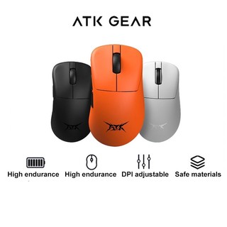 Chuột chơi game chế độ kép không dây ATK Z1 Độ bền siêu dài
