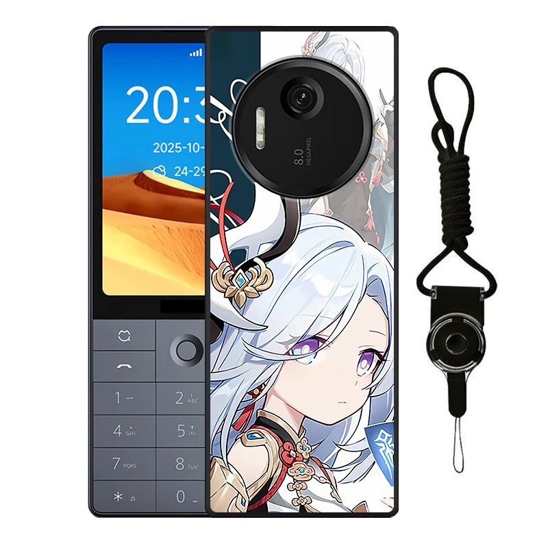 Dành Cho Qin F25 Ốp điện thoại F22 Pro Chống Vân Tay Chống Sốc Ốp điện thoại Mềm Qin F22 F22Pro F21 