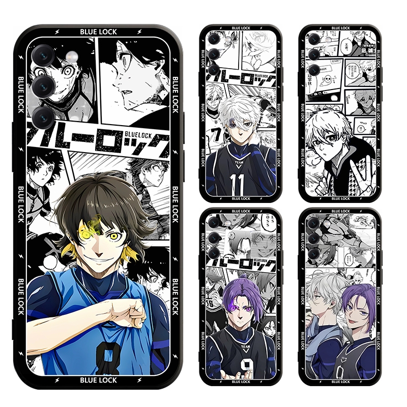 Ốp điện thoại mềm SAMSUNG Note 20 ultra 20 + Note 10 10 + 9 8 j8 j7 pro prime plus BLUE LOCK