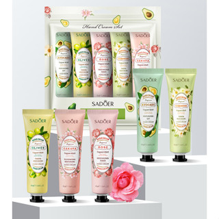  Set 5 Tuýp Kem Dưỡng Da Tay Chiết Xuất Trái Cây Dưỡng Ẩm Làm Trắng Da 