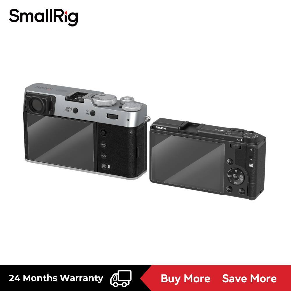 Miếng dán bảo vệ màn hình SmallRig cho FUJIFILM X100VI / X100V / X-E4 / X-T4 / X-T5 / RICOH GR IV / 