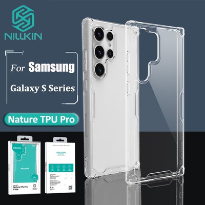 Ốp điện thoại Nillkin Nature Pro Samsung S26 Ultra S26 / S25 / S24 Ultra Ốp điện thoại TPU mềm trong suốt sang trọng + PC