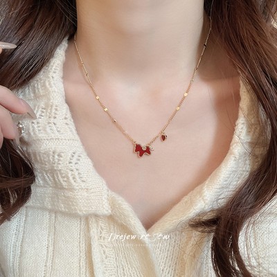 Dây Chuyền Dainty Phong Cách Thời Trang Cho Nữ - DREJEW Red Puppy