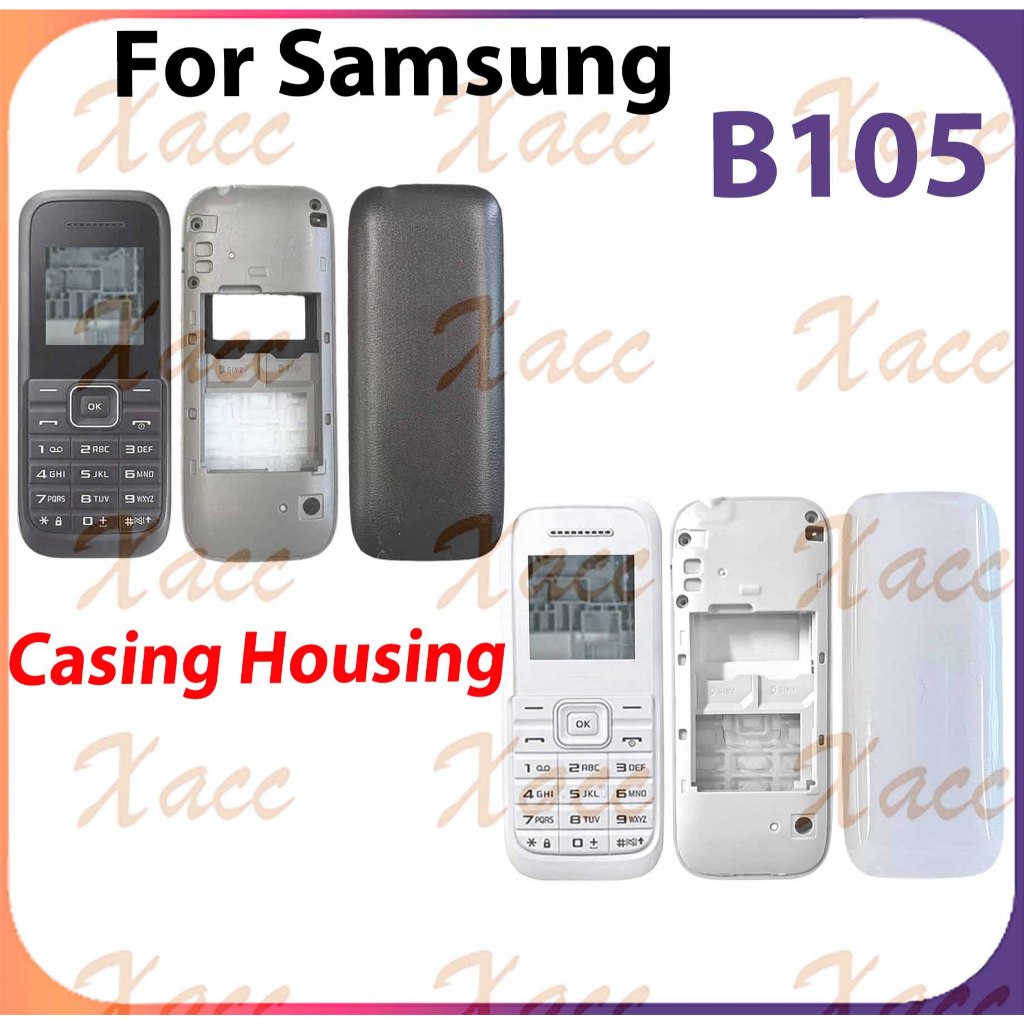 Dành Cho Samsung Galaxy B105 B105E SM-B105E Full Điện Thoại Di Động Vỏ Pin Vỏ Bàn Phím Tiếng Anh Sửa