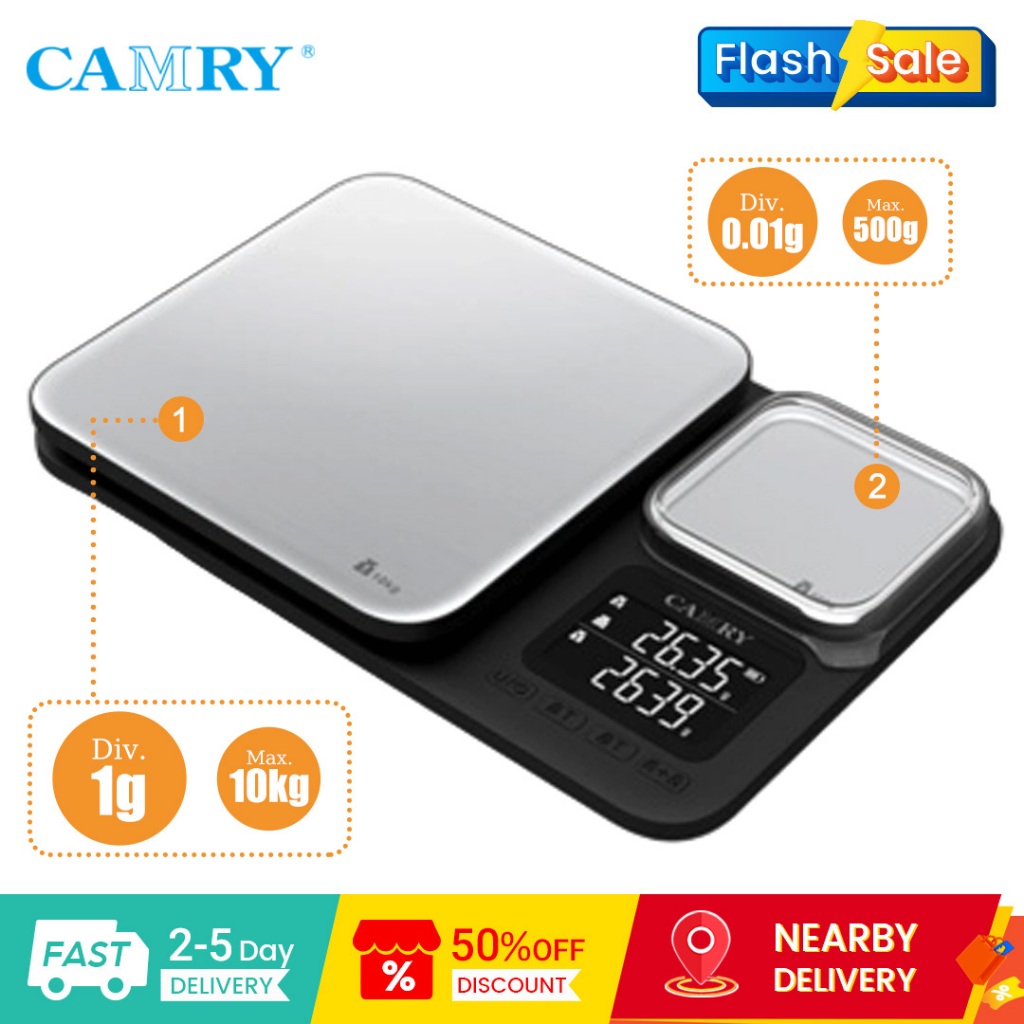 CAMRY Cân bếp điện tử EK2010H Digital Kitchen Scale Cân nhà bếp Cân điện tử bếp