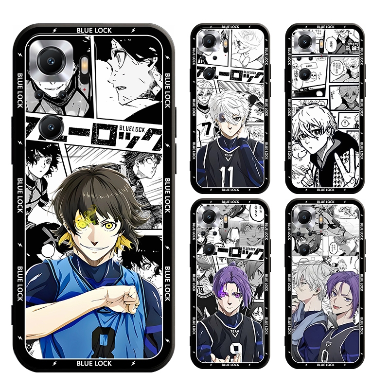 Redmi Note 10C 10 10s 8 8a Pro 4G 5G BLUE LOCK Vỏ mềm