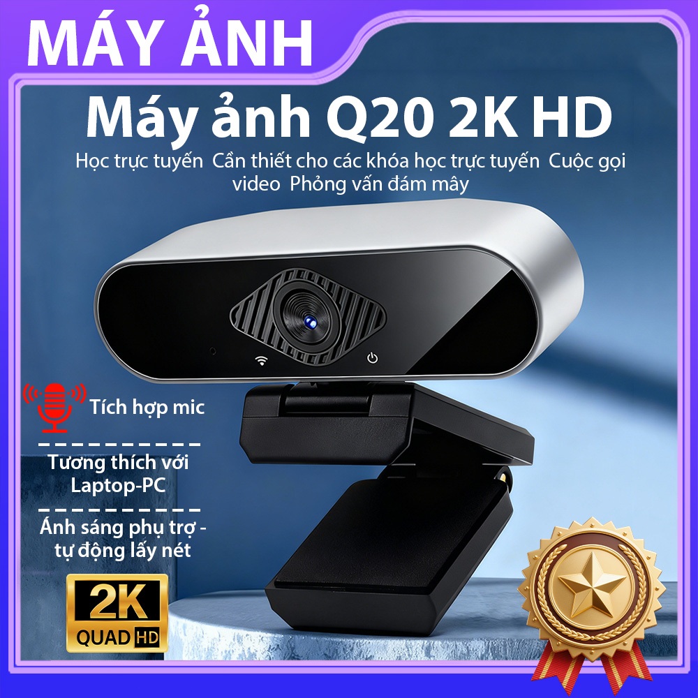 Webcam gọi video 1080P Full HD cho máy tính xách tay PC có Webcam video USB Micro 1080P cho máy tính