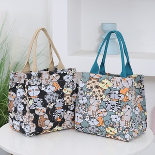 Viral trong MY! Túi xách vải hoạt hình dễ thương mới – Hoàn hảo cho công việc, Bento, Dã ngoại & Sử dụng hàng ngày