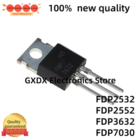 1-5 Chiếc Mới FDP2532 FDP2552 FDP3632 FDP7030 TO-220 MOS Hiệu Ứng Trường Transistor