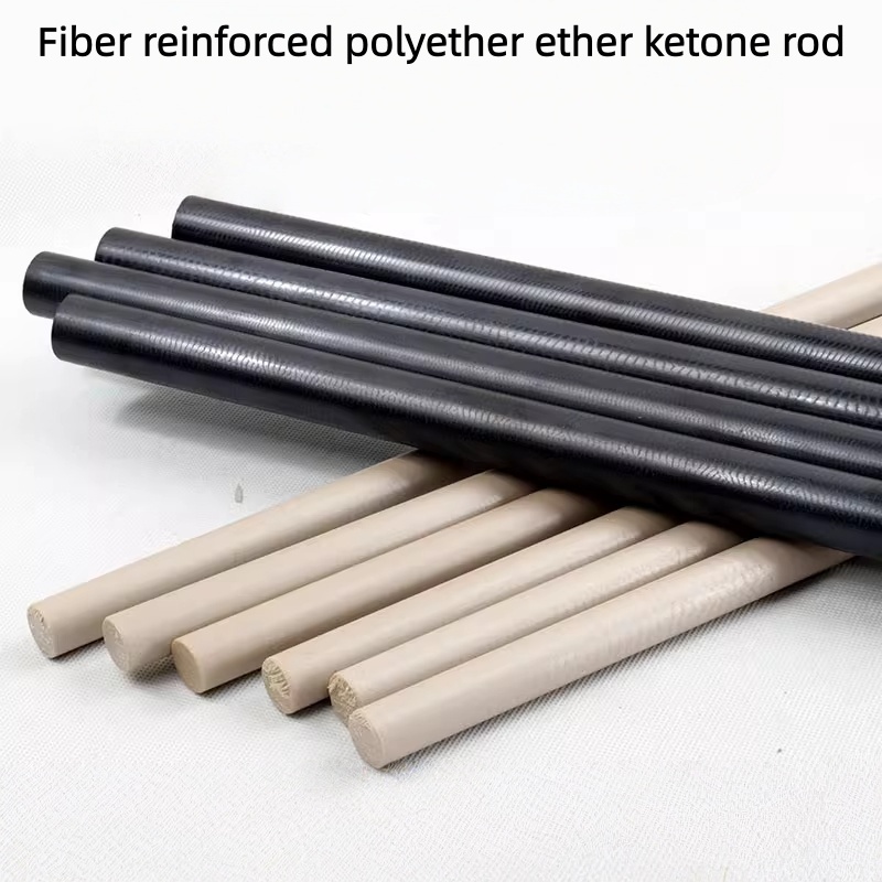 Thanh PEEK có sợi Polyether Ether Ketone PEEK Rod 1m Polyether Ether Ketone tự nhiên