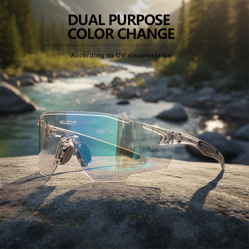 ELICIT Đi Xe Đạp Kính Quang Sắc Nam Nữ Xe Đạp Leo Núi Kính Mắt Thể Thao Ngoài Trời Đường Xe Đạp Chạy