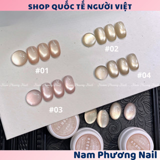  Mắt mèo sâm panh dạng hủ 5g 4 màu xinh xắn trang trí móng nghệ thuật 🌸 Nam Phương Nail 🌸 