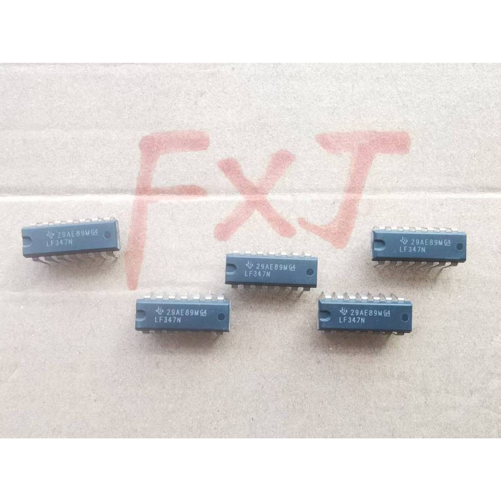 ((5 Chiếc) Đầu Vào JFET Băng Thông Rộng LF347N Bốn Hoạt Động Chính Hãng DIP-14