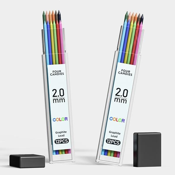 Bốn Kẹo 12 Chiếc 2.0 Mm Màu Chì Bốn Kẹo 12 Chiếc 2.0 Mm Màu Chì