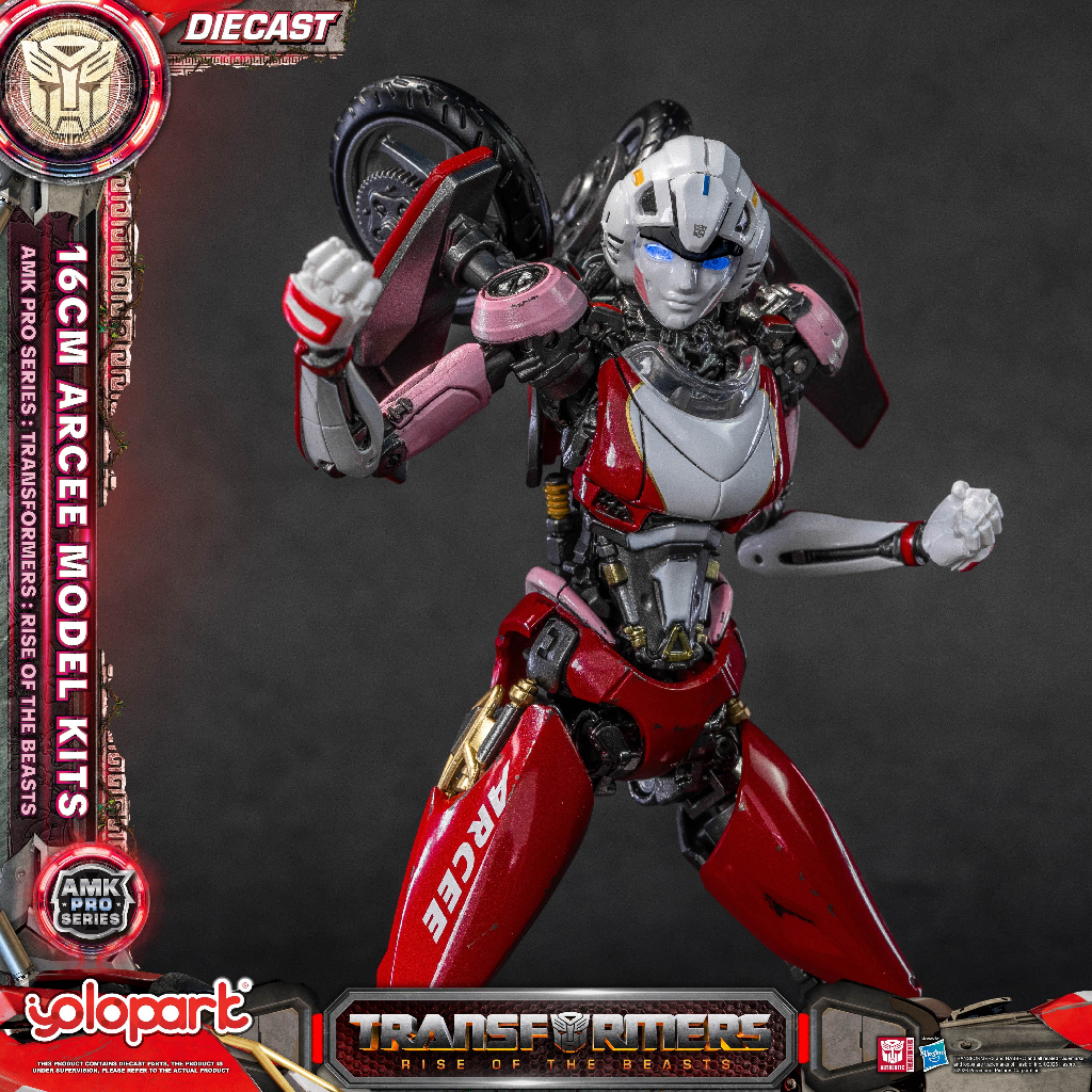 YOLOPARK AMK PRO Series Transformers: Rise of the Beasts Arcee Bộ mô hình 16cm