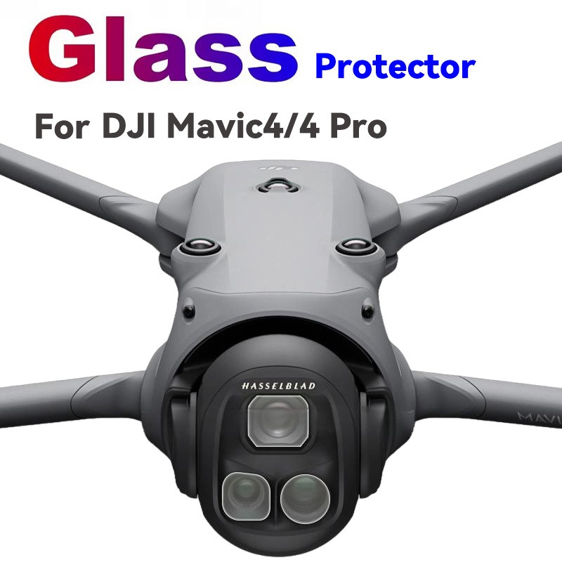 2 Bộ Kính Cường Lực Bảo Vệ Ống Kính Máy Ảnh Cho DJI Mavic 4 / 4 Pro Drone Camera Bảo Vệ Màn Hình Mav