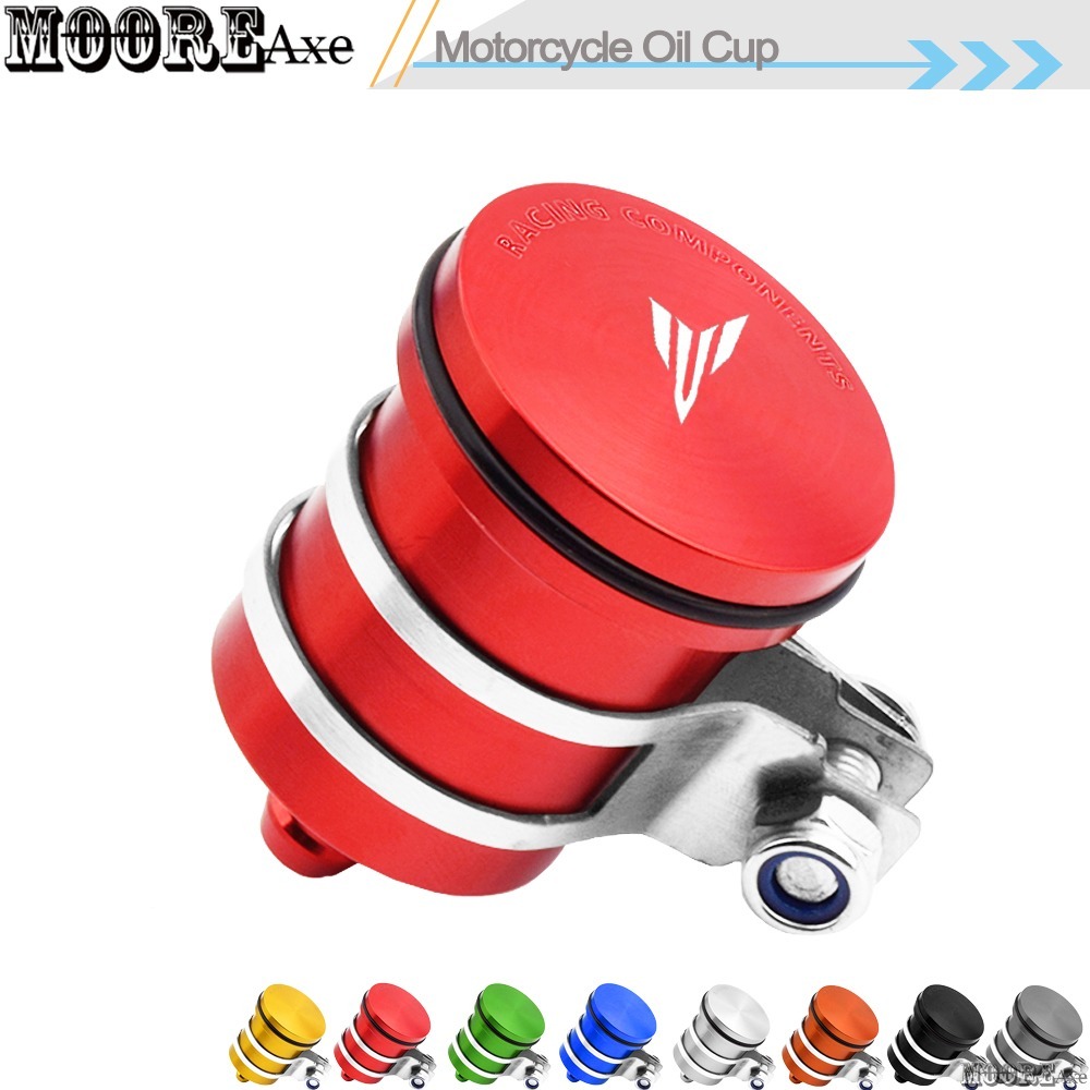 Mooreaxe Cho YAMAHA MT15 MT25 MT03 2023 2024 Phụ Kiện Xe Máy CNC Nhôm Phanh Sau Chất Lỏng Chứa Ly Hợ