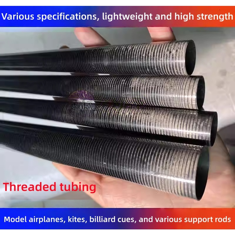 Ống cuộn carbon hình nón: giữa 7.5mm ~ 56mm Ống cuộn ren hình nón Ống cuộn dây sợi carbon Ống đuôi