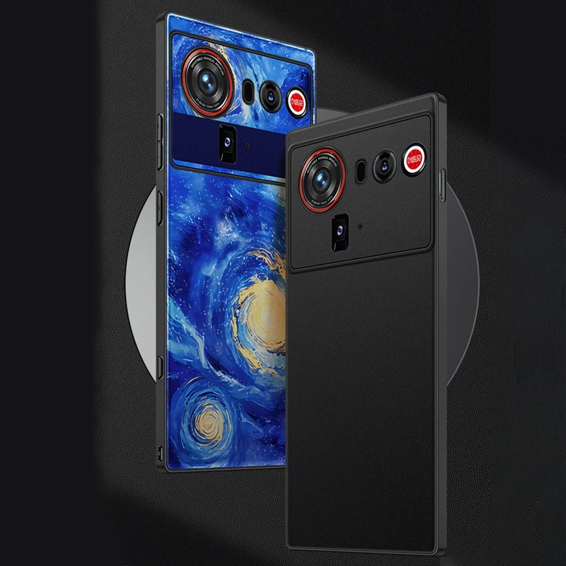 Dành Cho Nubia Z80 Ultra Ốp điện thoại Z80Ultra Da Trơn Ốp điện thoại Cứng Cho Nubia Z 80 Ultra Vega