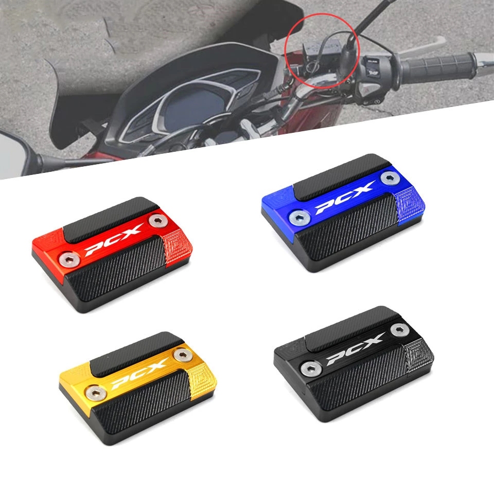 Phù Hợp Cho Xe HONDA PCX160 PCX150 PCX125 PCX 160 150 125 Phụ Kiện Xe Máy CNC Nhôm Phanh Bơm Nắp Pha