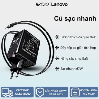 Bộ sạc nhanh du lịch có thể thu vào miễn phí 67W cho máy tính xách tay và máy tính bảng