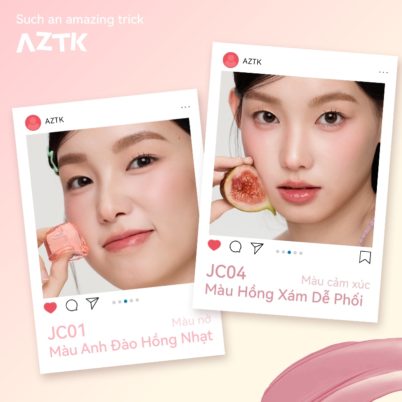 AZTK Má Hồng Kem Dạng Lỏng Tự Nhiên Lâu Trôi Không Thấm Nước 5ml | BigBuy360 - bigbuy360.vn