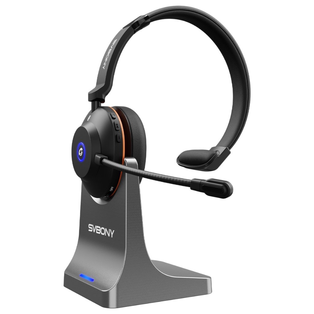 Tai nghe văn phòng không dây Svbony SVN H1 có hỗ trợ khử tiếng ồn ENC dongle + wireless6.0, Sạc trực