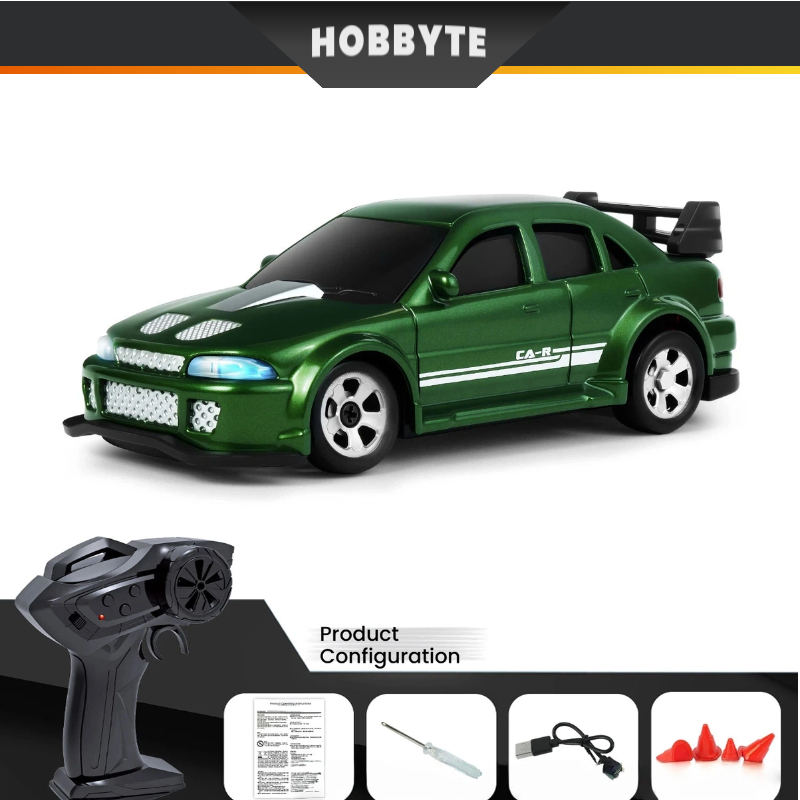 Máy Tính Để Bàn Mini 4WD 1 / 64 & 1 / 20 RC Drift Car 2.4Ghz 911 993 Điều Khiển Từ Xa Xe Đồ Chơi Trẻ