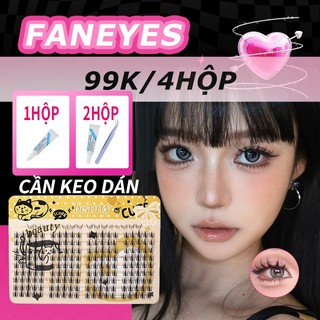  FANEYES Truyện tranh hướng dương Mô phỏng dày Lông mi mi tự nhiên Keo dán sách 