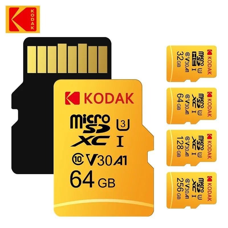 [Còn hàng] Thẻ nhớ Kodak MicroSD C10 32GB 64GB Class10 Bộ nhớ TF MicroSD SDCC 128GB 256GB 512GB A1 U3 V30 Camera 4K