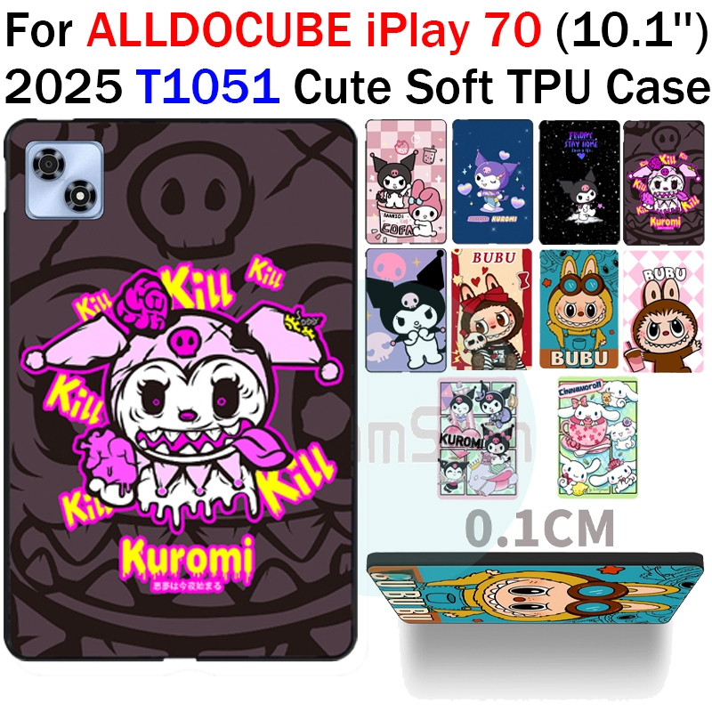 Ốp lưng TPU mỏng cho ALLDOCUBE iPlay 70 (10.1 ") 2025 Máy tính bảng iPlay70 Model T1051 Vỏ chống rơi