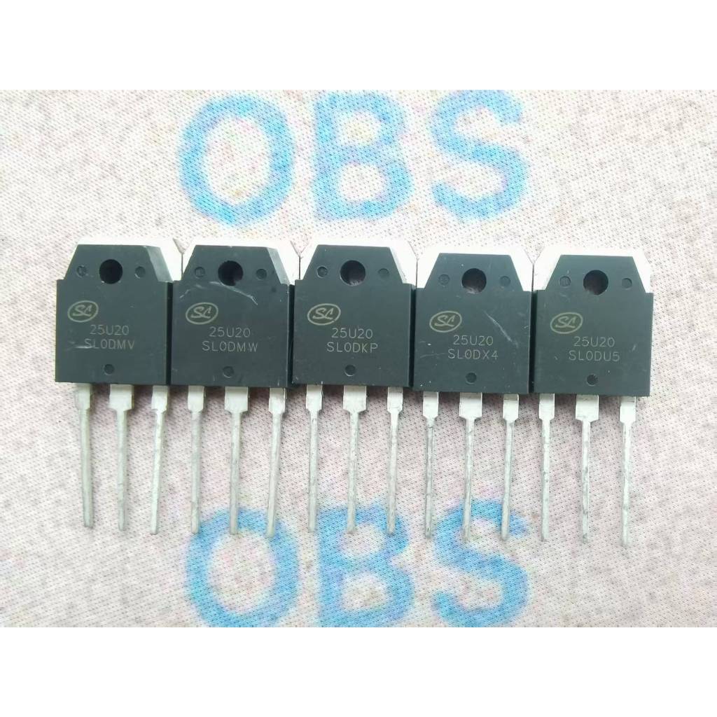 ((5 Chiếc) 25U20 Chính Hãng / Nhập Khẩu Mới SFR25U20PN Điốt Phục Hồi Nhanh TO-3P