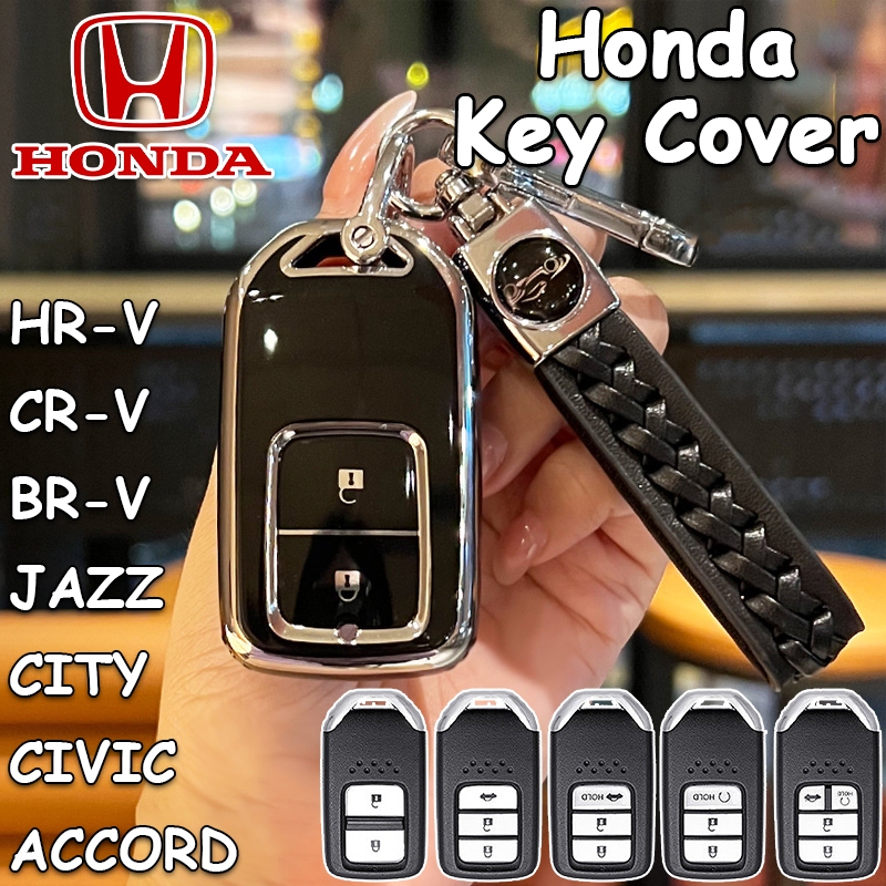 Ốp chìa khóa ô tô Honda Tương thích với City / Civic / Jazz / HR-V / CR-V / BR-V / Accord Vỏ chìa kh