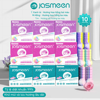 Viên Thả Rửa Bồn Cầu JASMEEN Vệ Sinh WC Phiên Bản Nâng Cấp - Làm Sạch, Khử Mùi, Diệt Khuẩn, Thơm 90 Ngày【Chất lượng cao cấp】