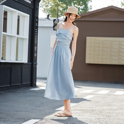 Đầm yếm ren Semir nữ style tối giản, phù hợp mùa hè