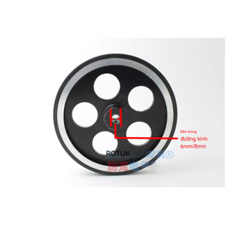 Đồng hồ đo hợp kim nhôm công nghiệp Đo bánh xe Chu vi bánh xe dài 300mm-6 / 8 Đồng hồ chống trượt