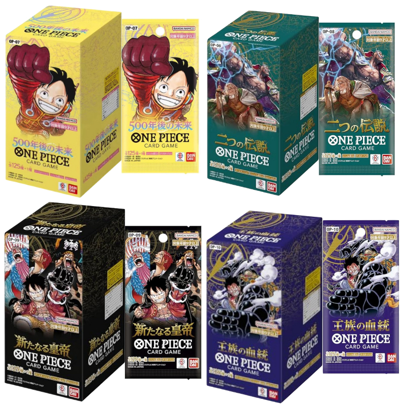 Card One piece OP10 OP09 OP08 OP07 Thẻ bandai Booster pack opcg Phiên bản Nhật anime bài board game