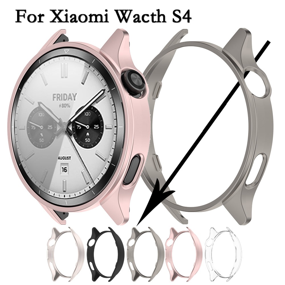 Dành Cho Xiaomi Watch S4 Vỏ Bảo Vệ PC Rỗng Vỏ Bảo Vệ Trang Trí Cho Xiaomi Watch S4