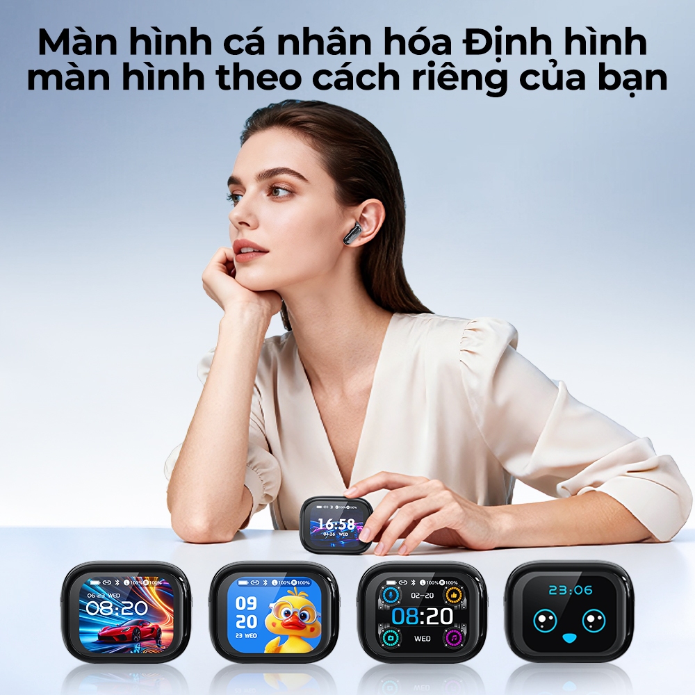 HTC NE68 Tai Nghe Phiên Dịch Dịch  Hỗ trợ dịch phụ đề video theo thời gian thực Thời Gian Thực 134 Ngôn Ngữ luetooth 6.0 Màn Hình Cảm Ứng LED  Âm HiFi Loa 10mm Tai nghe nhét tai cho IOS / Android / PC | BigBuy360 - bigbuy360.vn