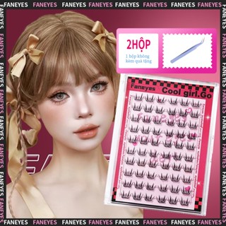  Miếng Mỏng Nhỏ Phong Cách Thường Ngày Lông Mi Giả Dung Tích Lớn Không Keo Mẹ Cảm Thấy Dày Lông Mi Tự Nhiên Manu 
