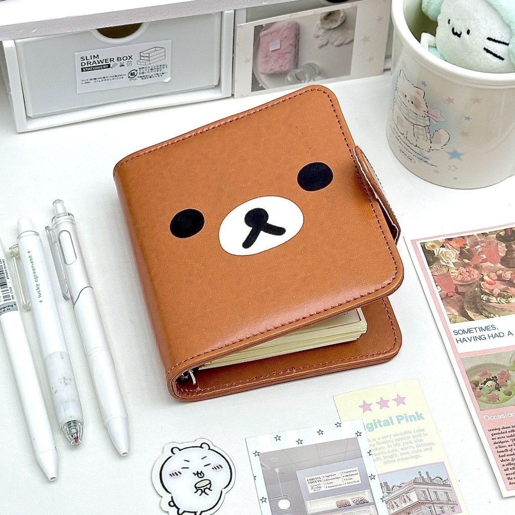 Rilakkuma m5 Sổ tay rời Sổ tay Sổ tay kế hoạch di động Nhật ký Sổ tay Sách ảnh
